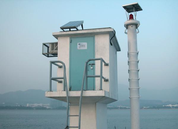 Tide Gauge yang terpasang di Hongkong