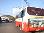 Bus Aneka Jaya di Pacitan. (Foto : Dok.Pacitanku)