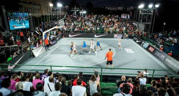 Kompetisi 3x3 basket. (Foto :FIBA)