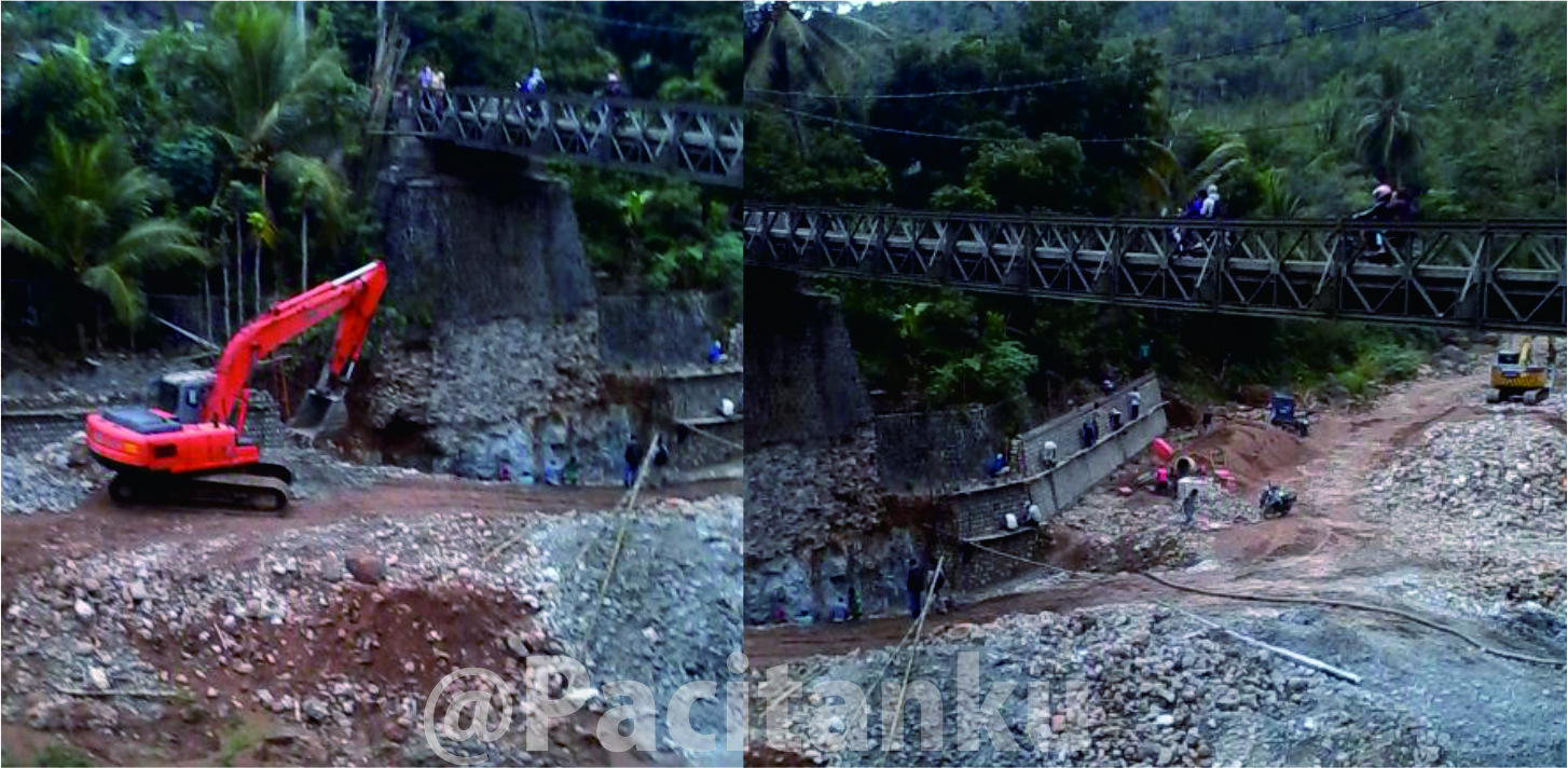 Jembatan Belly Tegalombo. (Foto : Roni/Dok.Pacitanku)