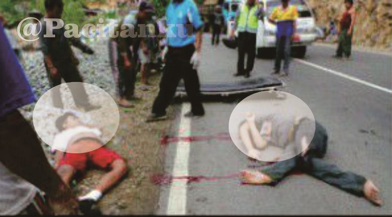 Kecelakaan di Tegalombo. (Foto : Dok.Pacitanku)