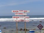 Tanda yang digunakan di Pantai Pidakan. (Foto : Pantai Pidakan)
