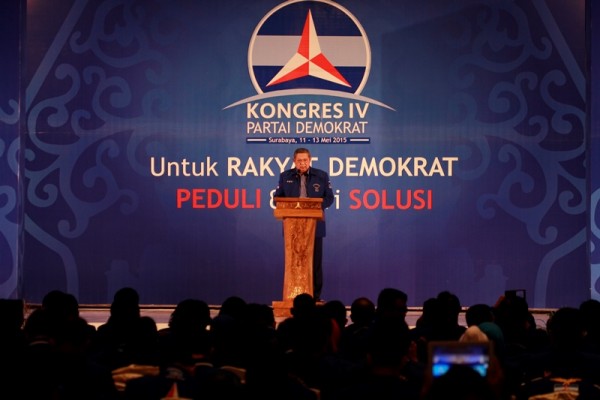 Ketua Umum Partai Demokrat SBY saat memberikan sambutannya. (Foto: Partai Demokrat)