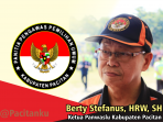 Ketua Panwaslu Kabupaten Pacitan, Berty Stefanus HRW, SH.