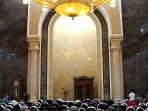 SBY dan jamaah masjid agung Pacitan menggelar syukur. (FOto: Arif Sasono/Info@Pacitan)