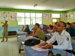 Sekolah Mitigasi bencana di SMPN I Tegalombo. (Foto: Bambang/Pacitanku)