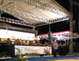 Pembukaan festival mataraman oleh Kementerian Pariwisata. (Foto: Bambang El Pacitano/Pacitanku)
