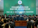 SBY saat menyampaikan orasi ilmiah jelang pengaugerahan gelar Doctor Honoris Causa di ITB. (Foto: FB Susilo Bambang Yudhoyono)