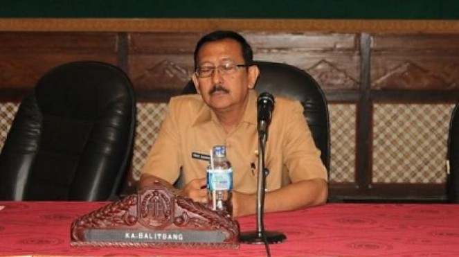 Priyo Darmawan Kepala Balitbang Provinsi. (Foto: Berita Metro)