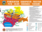 Peta evakuasi Tsunami