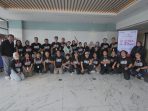 Foto bersama peserta pelatihan jurnalistik AI Tools Training for Journalists se-Jateng DIY bersama Suara.com dan LMC.
