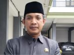 Ketua DPRD Pacitan Arif Setia Budi saat berfoto jelang paripurna
