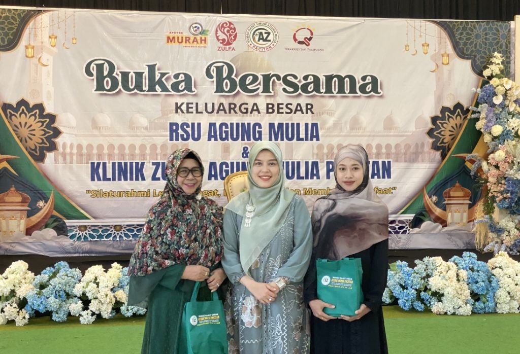 dr. Zulfa Hasanah memberikan sambutan hangat di hadapan pejabat daerah dan mitra kerja RSU Agung Mulia Pacitan.