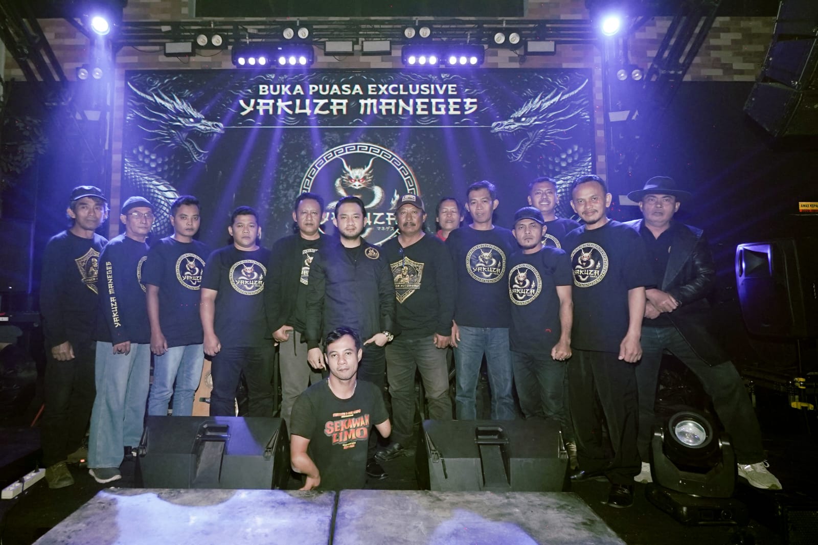 Pengurus Yakuza Maneges Pacitan bersiap melakukan deklarasi advokasi masyarakat.