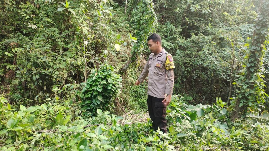 Evakuasi jenazah anggota TNI Sertu Sugeng Triono yang mengalami kecelakaan di Kebonagung Pacitan.