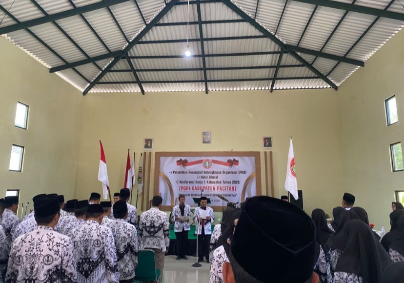 Pelantikan pengurus PKO PGRI Kabupaten Pacitan masa bakti 2025-2030.