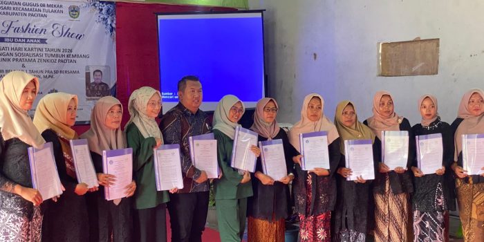 MoU antara Zenkids Klinik Pratama dan perwakilan TK se-Desa Losari Pacitan.