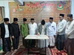 Menteri Agama Nasaruddin Umar saat meresmikan Institut Agama Islam Attarmasi di Pondok Pesantren Tremas Pacitan.