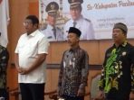 Wakil Bupati Pacitan Gagarin memberikan sambutan di acara FGD Forum Guru Madrasah Mandiri Pacitan.