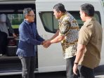 Wakil Bupati Pacitan Gagarin mendampingi Wamendagri Bima Arya di Museum SBY-Ani.
