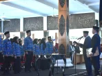 Bupati Pacitan Indrata Nur Bayuaji saat melantik dan mengambil sumpah jabatan 88 PNS Pacitan di Pendopo Kabupaten.