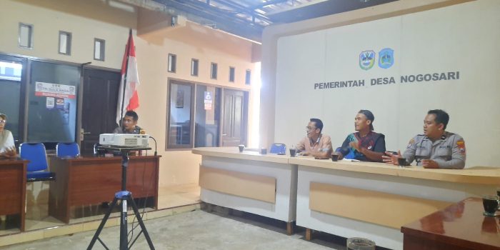 Tiga Pilar Desa Nogosari Pacitan bersama warga