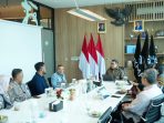 Bupati Pacitan Indrata Nur Bayuaji bersama Menekraf Teuku Riefky Harsya dalam audiensi Festival Film Horor Pacitan 2026 di Jakarta.