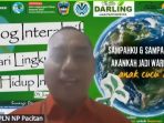 Perwakilan PLTU Pacitan memaparkan program inovasi co-firing memanfaatkan serbuk gergaji masyarakat.