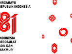 Logo resmi HUT ke-81 Republik Indonesia dengan desain tematik untuk perayaan kemerdekaan nasional