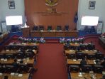 Suasana Rapat Paripurna DPRD Pacitan pengesahan Raperda APBD 2025