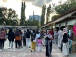 Suasana Pasar Krempyeng Festival Ronthek Pacitan
