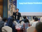 Suasana diskusi Keberlanjutan Media dan Ekosistem oleh LMC dan Google di daerah.