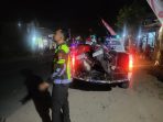 Kecelakaan Lalu Lintas di JLS Pacitan-Trenggalek, Kebonagung Kondisi sepeda motor yang ringsek usai terlibat kecelakaan di JLS Pacitan Trenggalek Kebonagung.