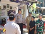 Penilaian Lapang Tiga Pilar Korbinmas Baharkam Polri Desa Nogosari Kombes Pol. Muchamad Budi Hendrawan dan tim Korbinmas Baharkam Polri saat melakukan penilaian Apresiasi 3 Pilar Kamtibmas 2026 di Desa Nogosari, Ngadirojo, Pacitan.