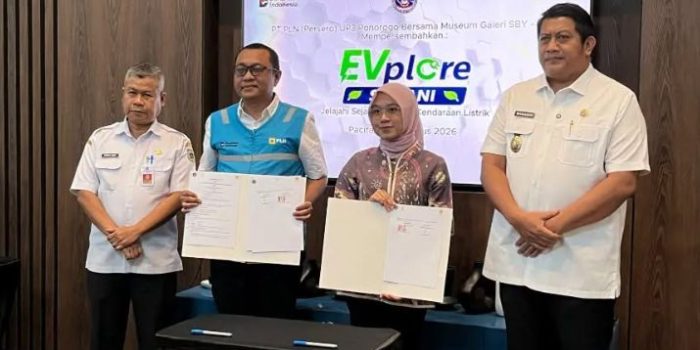 Peresmian SPKLU dan peluncuran program EVplore SBY-Ani di Museum dan Galeri Seni SBY-Ani Pacitan