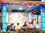 Suasana khidmat peringatan Maulid Nabi Muhammad SAW 1448 H yang dihadiri jajaran kepolisian dan elemen masyarakat di halaman Mapolres Pacitan.