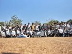 Wakil Bupati Pacitan Gagarin Sumrambah melepas tim Ekspedisi Gahvara Yava 2026 di Lapangan Kodim 0801 Pacitan.