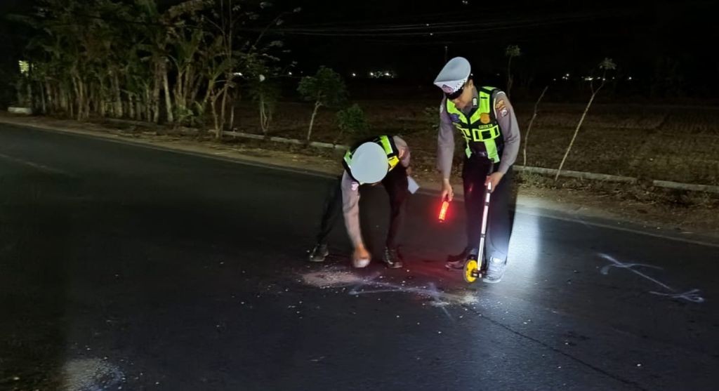 Kecelakaan Lalu Lintas Motor Tanpa Nopol di Ngadirojo Pacitan Ilustrasi dua sepeda motor ringsek pascakecelakaan lalu lintas di Jalan Raya Ngadirojo-Tulakan, Pacitan.