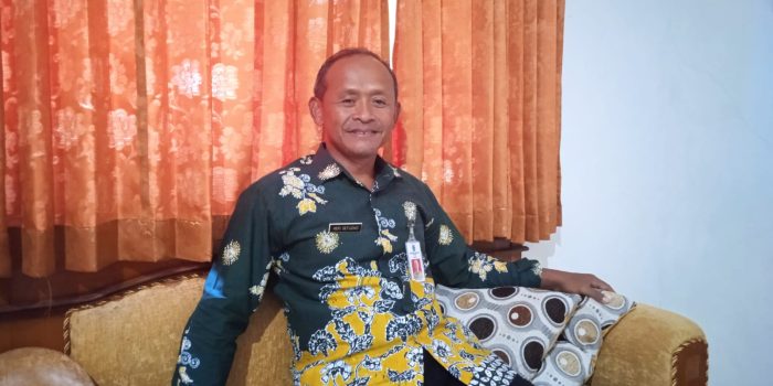 Kepala Dinas Sosial Kabupaten Pacitan Heri Setijono menjelaskan penerapan data tunggal DTSEN.