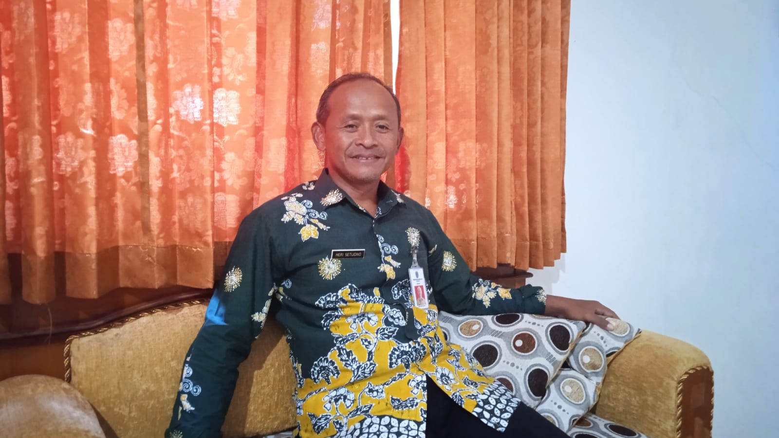 Kepala Dinas Sosial Kabupaten Pacitan Heri Setijono menjelaskan penerapan data tunggal DTSEN.