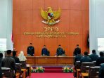 Bupati Pacitan Indrata Nur Bayuaji dalam Rapat Paripurna DPRD pengesahan Perubahan APBD 2026.