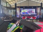 Ketua STKIP PGRI Pacitan Bakti Sutopo saat memberikan sambutan wisuda