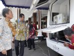 Penyerahan Mobil Donor Darah Konjen Jepang untuk PMI Pacitan