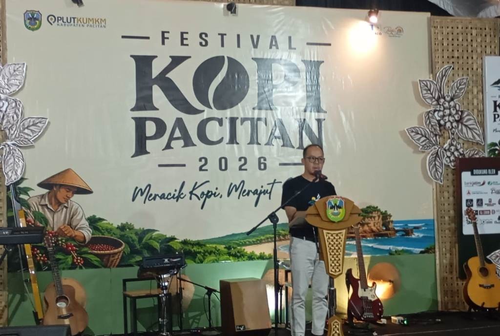 Sambutan Kepala Dikuperin Pacitan di Festival Kopi Pacitan 2026