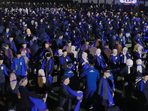 Aksi 5.288 Penari Pecahkan Rekor MURI Langen Tayub Pacitan di Stadion Wijaya Krida