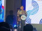 Kepala Bakom RI Syahganda Nainggolan di Local Media Summit 2026 Jakarta Kepala Badan Komunikasi Pemerintah RI Syahganda Nainggolan memberikan pemaparan tentang anggaran media lokal dan etika jurnalisme di Local Media Summit 2026.