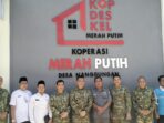 Tim Verval Perwira Tinggi Mabes TNI bersama Dandim 0801/Pacitan meninjau gerai Koperasi Desa Merah Putih (KDKMP) Desa Nanggungan Pacitan.