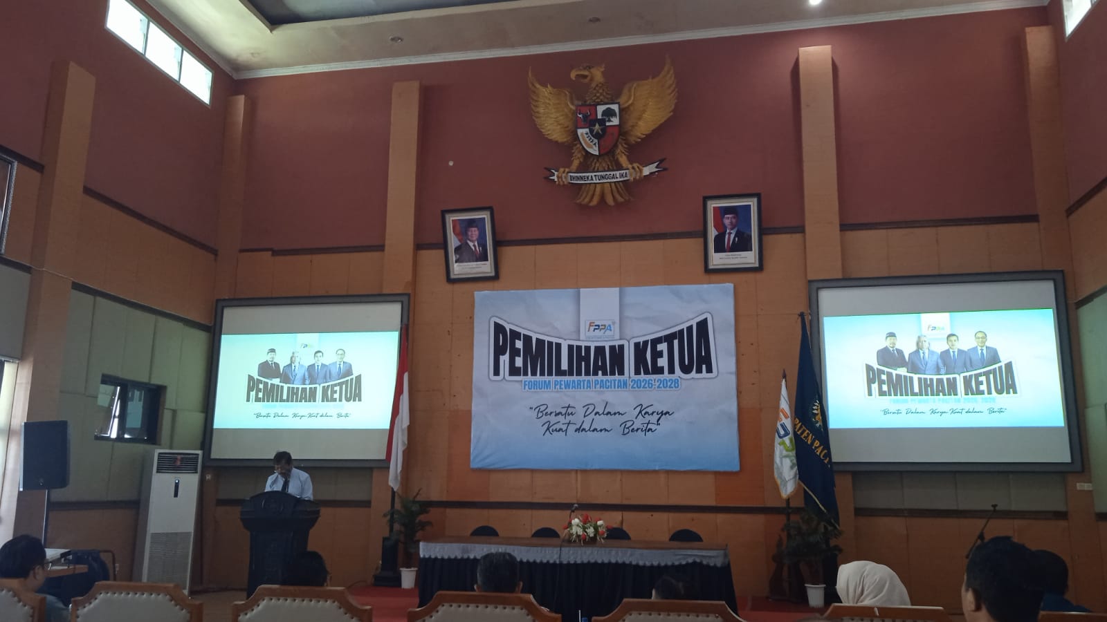 Sambutan Ketua Demisioner FPPA Pacitan Sutikno Pemilihan 2026